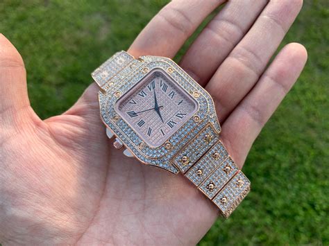 best iced out watch replica|watch iced out in peridot.